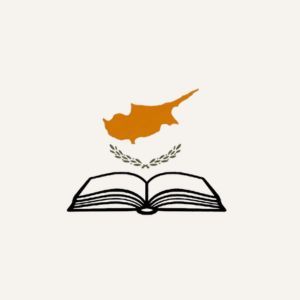 Icon showing the map of Cyprus over an open book for the Greek Cypriot Literary Translator position with arickard